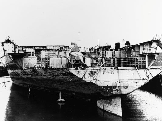 Uss Bunker Hill Scrapped At Tacoma Poster Picture Photo Print Banner  Conversationprints