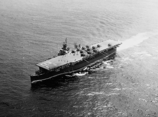Uss Cabot Cvl-28 1945 Ww2 Glossy Poster Picture Photo Print Banner  Conversationprints