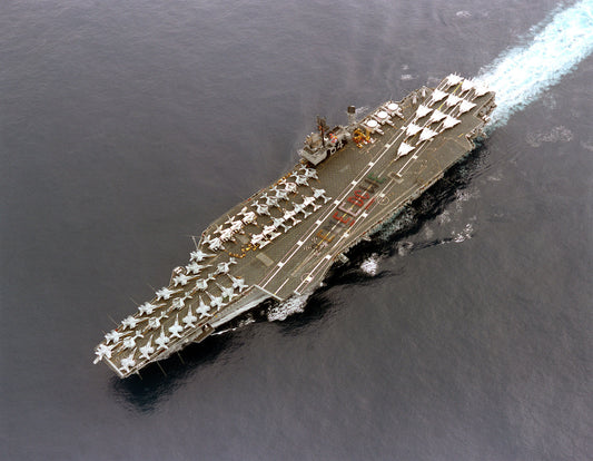 Uss Constellation Cv-64 Aerial Glossy Poster Picture Photo Print Banner  Conversationprints