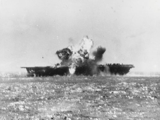 Uss Essex Kamikaze Attack 1944 Ww2 Poster Picture Photo Print Banner  Conversationprints