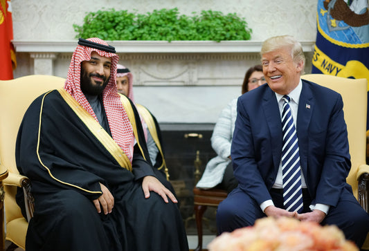 Trump Saudi Crown Prince Bin Salman Wh Poster Picture Photo Print Banner  Conversationprints