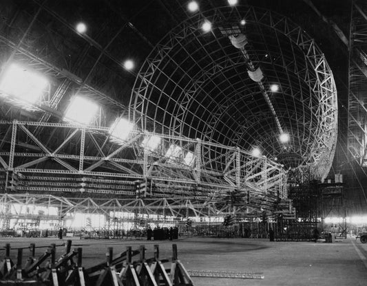 Uss Macon Zrs-5 Zeppelin Construction Poster Picture Photo Print Banner  Conversationprints
