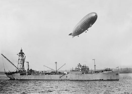 Uss Shenandoah Over Uss Patoka 1924 Poster Picture Photo Print Banner  Conversationprints
