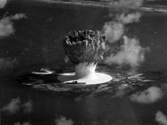Operation Crossroads Atomic Test Glossy Poster Picture Photo Print Banner  Conversationprints
