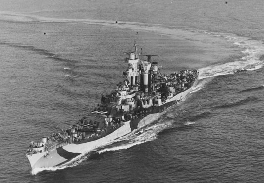 Uss Guam Cb-2 Turning 1944 Ww2 Glossy Poster Picture Photo Print Banner  Conversationprints