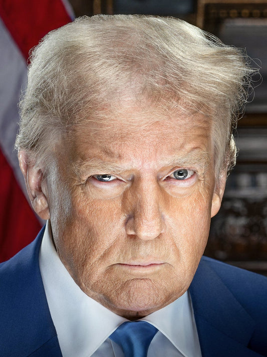 Donald Trump 2025 Portrait Up Close Poster Picture Photo Print Banner  Conversationprints