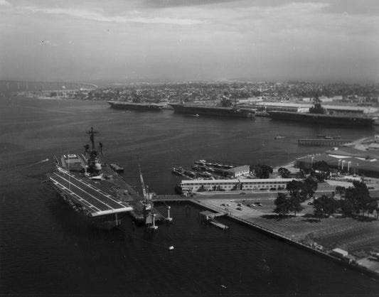 Uss Hancock Cva-19 San Diego Glossy Poster Picture Photo Print Banner  Conversationprints