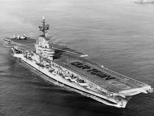 Uss Hancock San Francisco Bay 1957 Poster Picture Photo Print Banner  Conversationprints