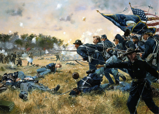 Battle Of Gettysburg The First Minnesota Poster Picture Photo Print Banner  Conversationprints