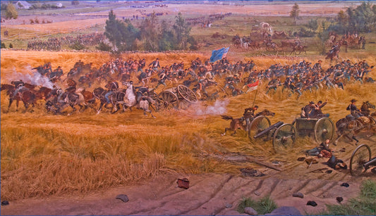 Battle Of Gettysburg Union Infantry Poster Picture Photo Print Banner  Conversationprints