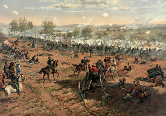 Battle Of Gettysburg Restoration Glossy Poster Picture Photo Print Banner  Conversationprints