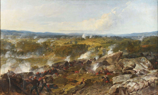 Battle Of Gettysburg Civil War Glossy Poster Picture Photo Print Banner  Conversationprints