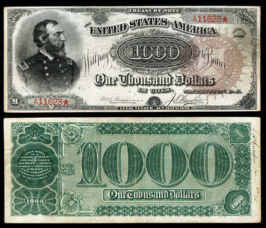 George Meade 1000 Dollar Treasury Note Poster Picture Photo Print Banner  Conversationprints