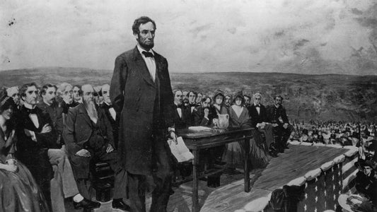Abraham Lincoln Gettysburg Address Us Poster Picture Photo Print Banner  Conversationprints