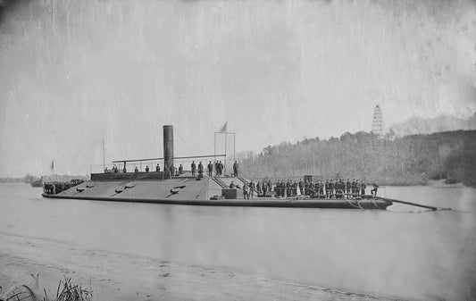 Uss Atlanta Ironclad James River Glossy Poster Picture Photo Print Banner  Conversationprints