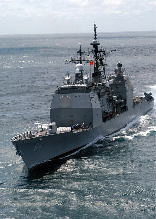 Uss Gettysburg Cg-64 Navy Ship Glossy Poster Picture Photo Print Banner  Conversationprints