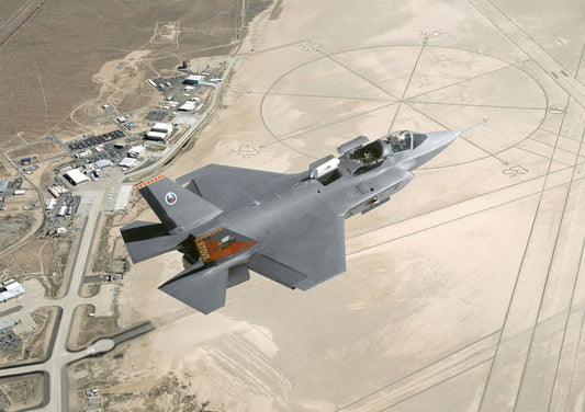F35 Stealth Jet Single Engine Glossy Poster Picture Photo Print Banner  Conversationprints
