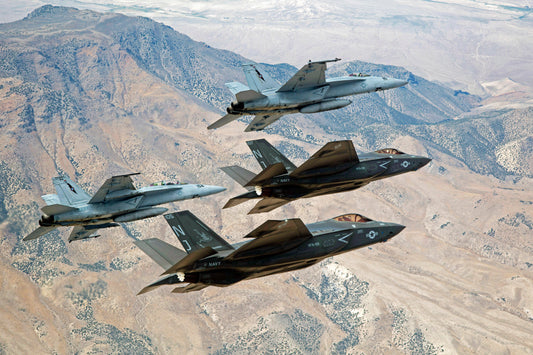 Lockheed Martin F35 Stealth Jets Poster Picture Photo Print Banner  Conversationprints
