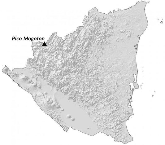 Nicaragua Hillshade Map Glossy Poster Picture Photo Print Banner  Conversationprints