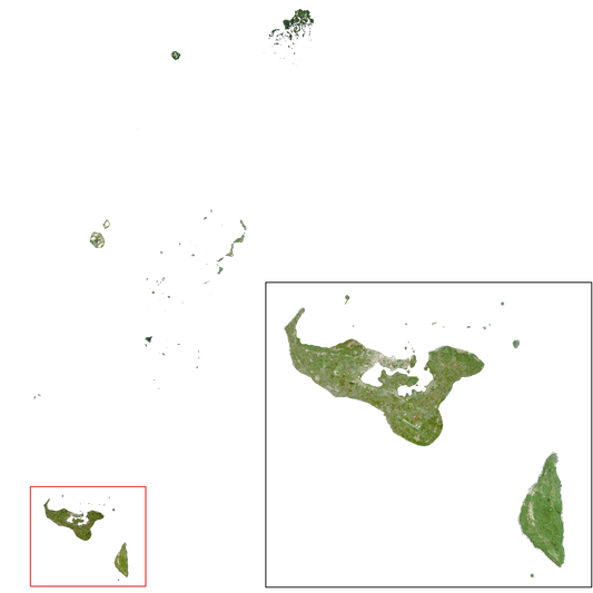 Tonga Satellite Map Glossy Poster Picture Photo Print Banner  Conversationprints