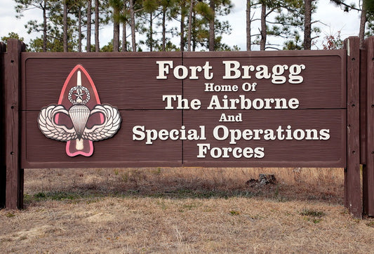 Fort Bragg Us Military Sign Glossy Poster Picture Photo Print Banner  Conversationprints