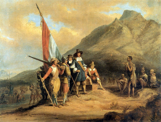 Landing Of Jan Van Riebeeck Glossy Poster Picture Photo Print Banner  Conversationprints