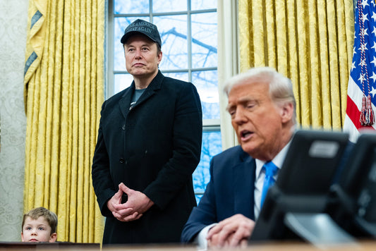 Musk Son X Oval Office Glossy Poster Picture Photo Print Banner  Conversationprints