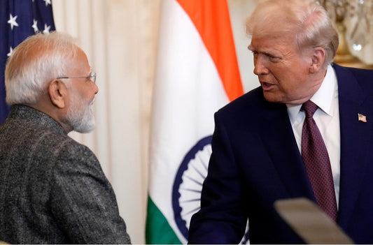Trump Narendra Modi India Glossy Poster Picture Photo Print Banner  Conversationprints