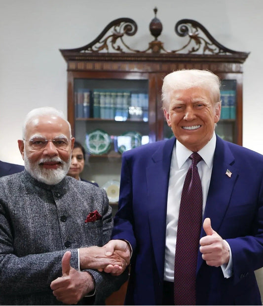 Donald Trump Narendra Modi Indiaglossy Poster Picture Photo Print Banner  Conversationprints