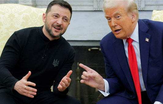 Trump Volodymyr Zelensky Wh Meeting 2025 Poster Picture Photo Print Banner  Conversationprints