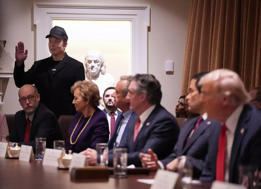 Trump Cabinet Meeting Elon Musk 2025 Poster Picture Photo Print Banner  Conversationprints