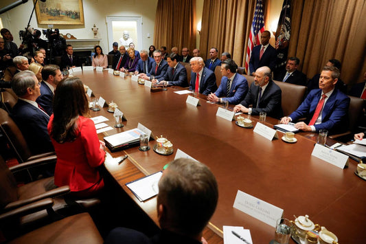 Donald Trump Cabinet Meeting 2025 Poster Picture Photo Print Banner  Conversationprints