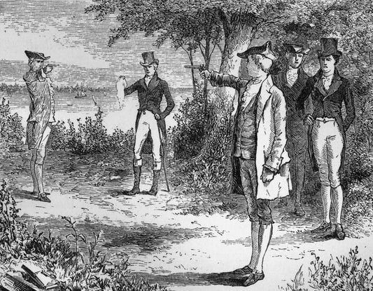 Alexander Hamilton Aaron Burr Duel Nj Poster Picture Photo Print Banner  Conversationprints