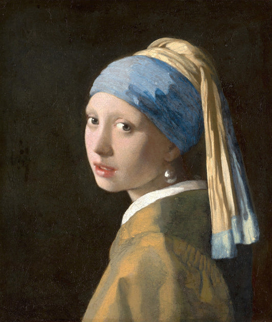 Girl With A Pearl Earring Glossy Poster Picture Photo Print Banner  Conversationprints
