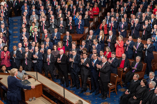 Trump Congress Standing Ovation Glossy Poster Picture Photo Print Banner  Conversationprints