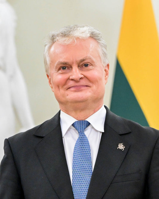 Gitanas Nauseda Lithuania President Poster Picture Photo Print Banner  Conversationprints