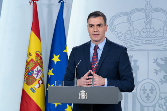 Pedro Sanchez Spain Pm Speech Glossy Poster Picture Photo Print Banner  Conversationprints