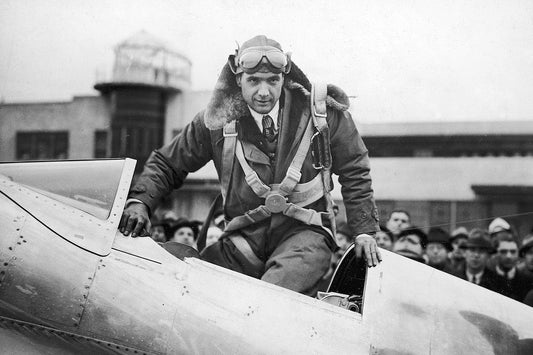Howard Hughes Flying Glossy Poster Picture Photo Print Banner  Conversationprints