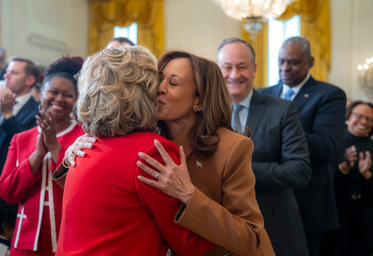 Hillary Clinton Kamala Harris Embrace Poster Picture Photo Print Banner  Conversationprints