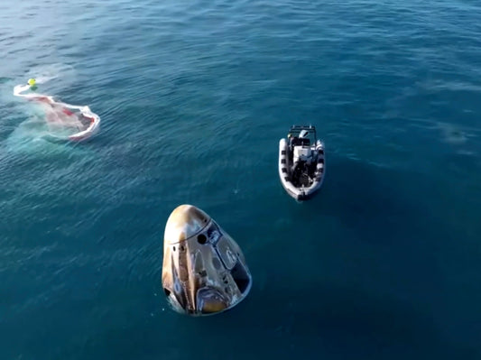 Spacex Rescue Dragon Iss Gulf Of America Poster Picture Photo Print Banner  Conversationprints