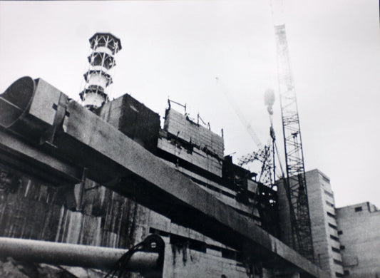 Chernobyl Sarcophagus Construction Poster Picture Photo Print Banner  Conversationprints