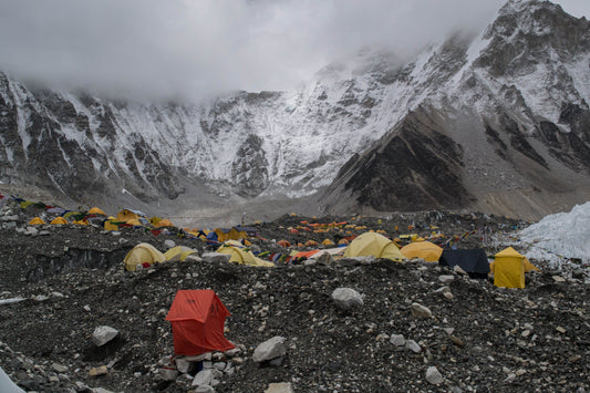 Mount Everest Base Camp During Storm Poster Picture Photo Print Banner  Conversationprints