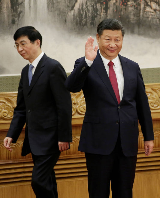 Wang Huning And Xi Jinping Glossy Poster Picture Photo Print Banner  Conversationprints
