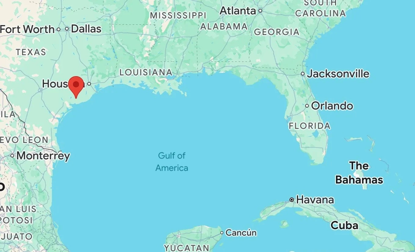 Gulf Of America Map Oceanic Basin Usa Poster Picture Photo Print Banner  Conversationprints