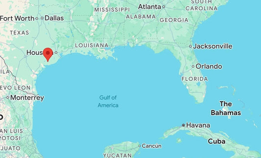 Gulf Of America Map Oceanic Basin Usa Poster Picture Photo Print Banner  Conversationprints