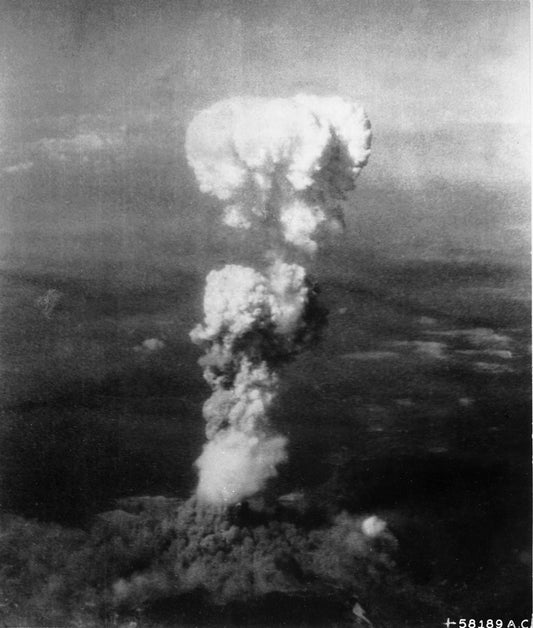 Atomic Cloud Over Hiroshima Ww2 Glossy Poster Picture Photo Print Banner  Conversationprints