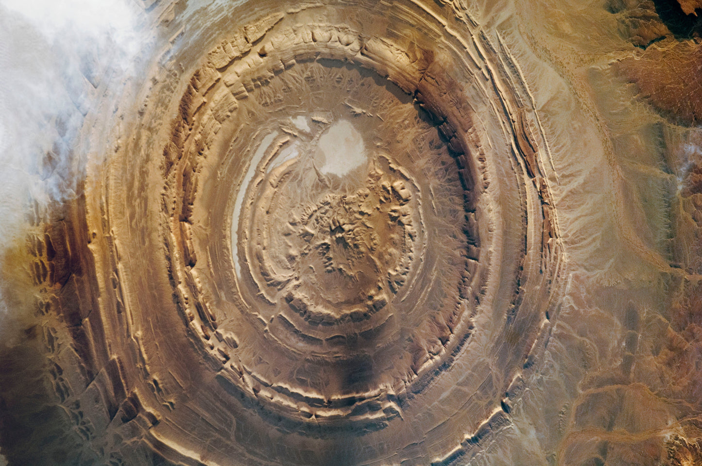 Richat Structure Mauritania Glossy Poster Picture Photo Print Banner  Conversationprints