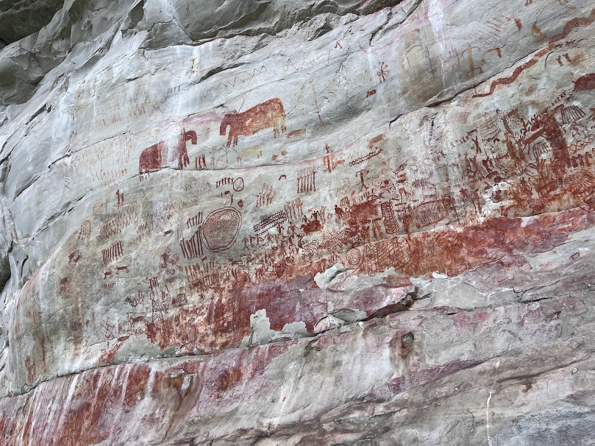 Serrania De La Lindosa Rock Paintings Poster Picture Photo Print Banner  Conversationprints