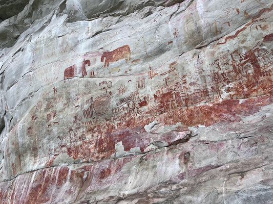 Serrania De La Lindosa Rock Paintings Poster Picture Photo Print Banner  Conversationprints