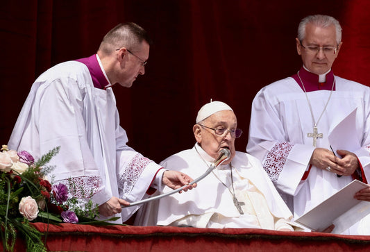 Pope Francis Last Easter Sunday Glossy Poster Picture Photo Print Banner  Conversationprints